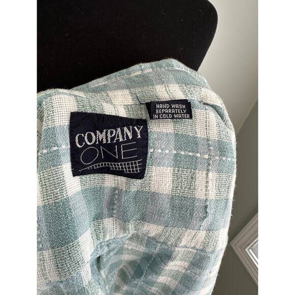 Vintage Company One Plaid Short Sleeve Button-Up - Large - Picture 6 of 7
